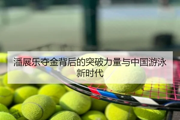 潘展乐夺金背后的突破力量与中国游泳新时代